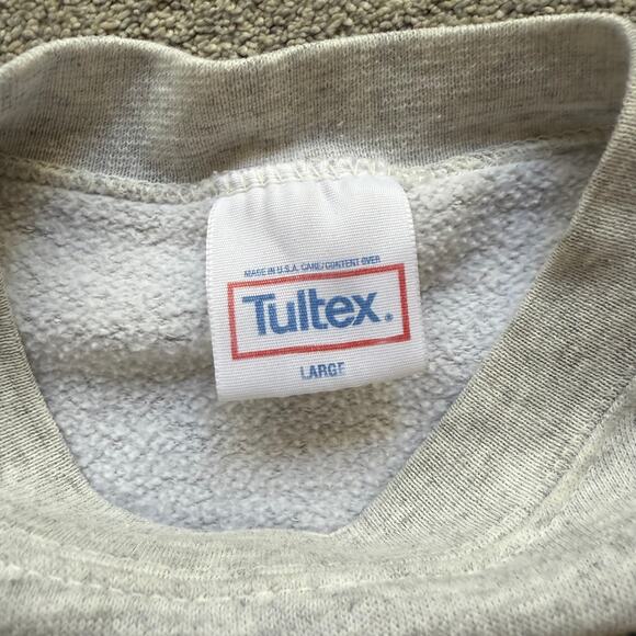 1991 World Series Atlanta Braves Sweater Tultex Vintage Minnesota Twins Large - Picture 5 of 7